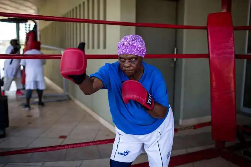 constance sul ring a 79 anni