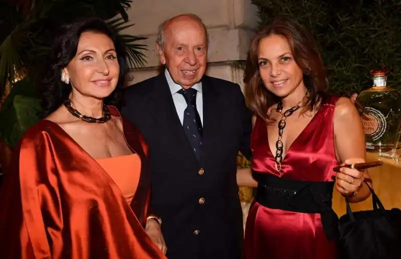 donatella e lamberto dini con cristina nonino