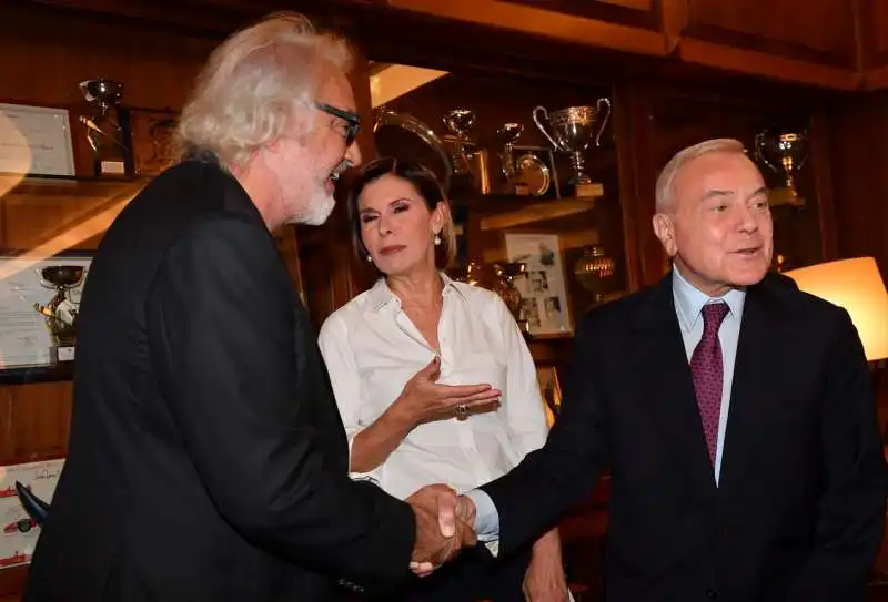 flavio briatore  bianca berlinguer  gianni letta