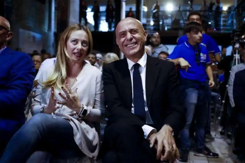 GIORGIA MELONI MARCO MINNITI