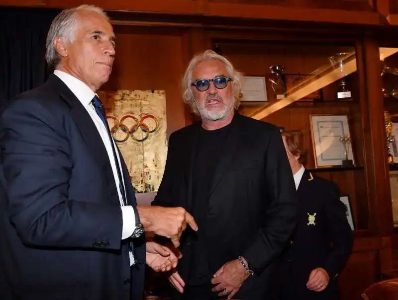 giovanni malago  flavio briatore (1)