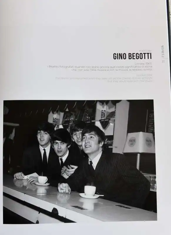 i beatles fotografati da gino begotti