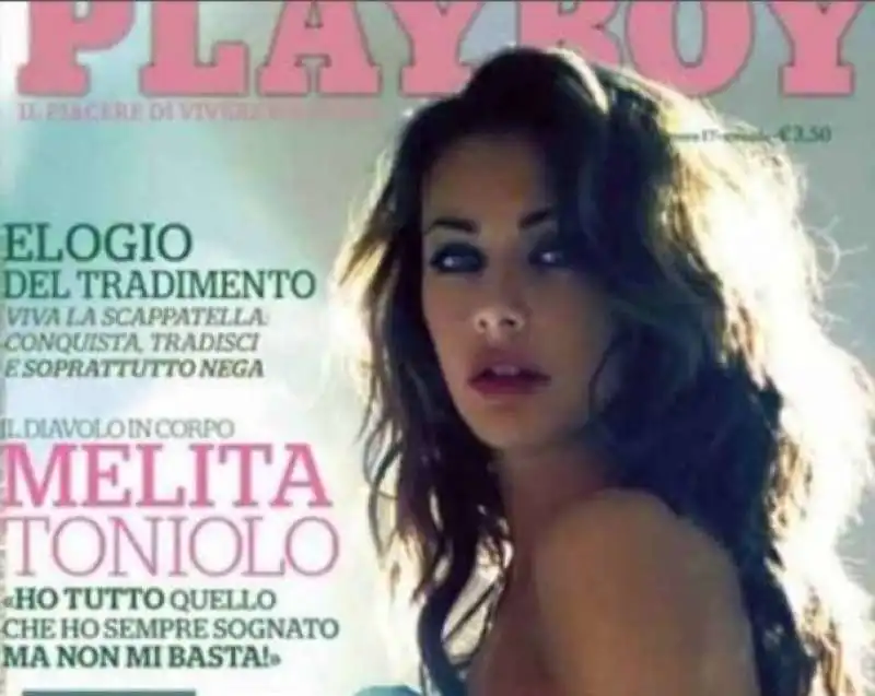 melita toniolo su playboy