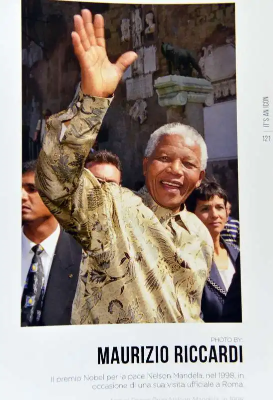 nelson mandela fotografato da maurizio riccardi