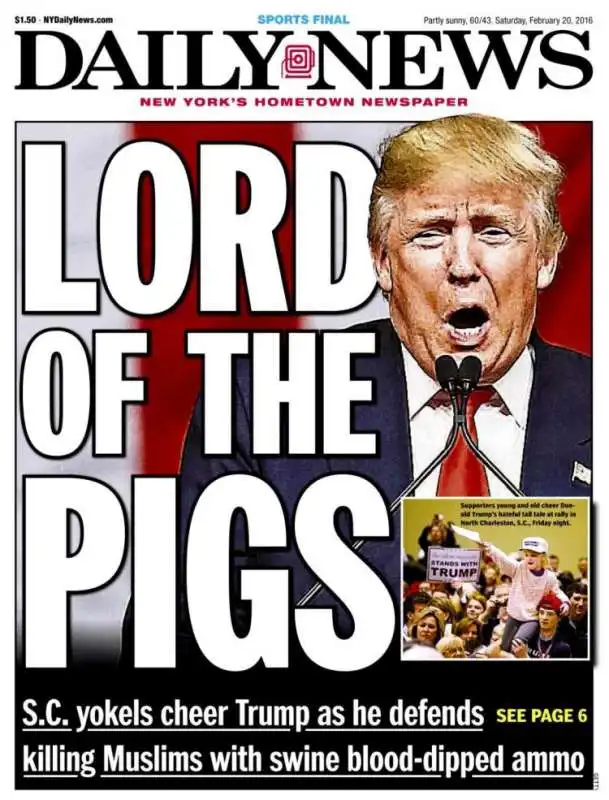 ny daily  news contro trump