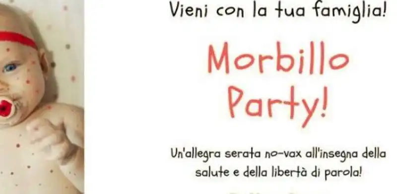 vaccini morbillo party