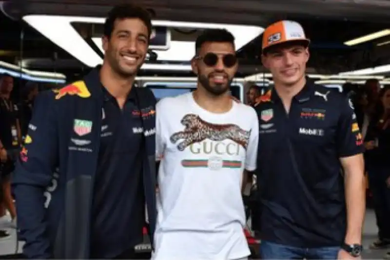 aguero ricciardo verstappen