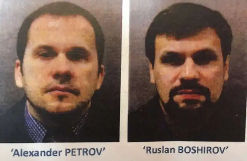 alexander petrov ruslan boshirov accusati dell avvelenamento di skripal