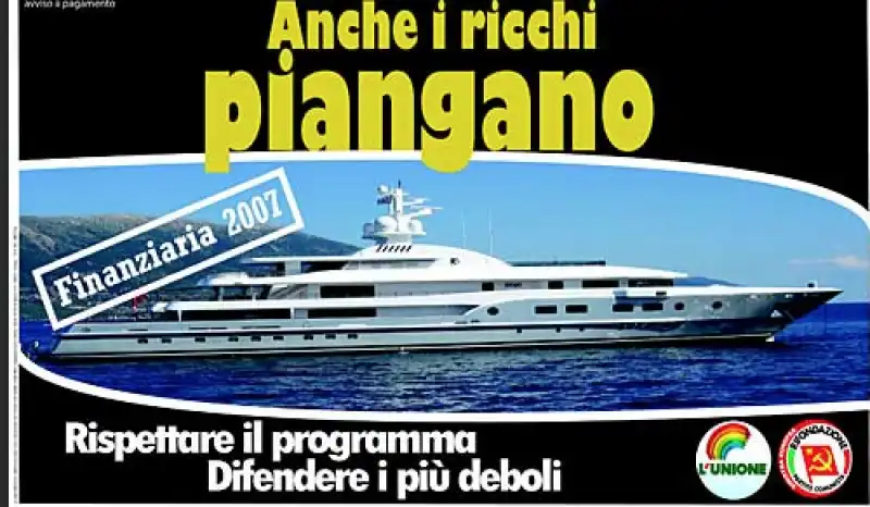 ANCHE I RICCHI PIANGANO 2007 SINISTRA