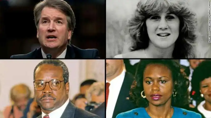 christine blasey ford kavanaugh come clarence thomas e anita hill