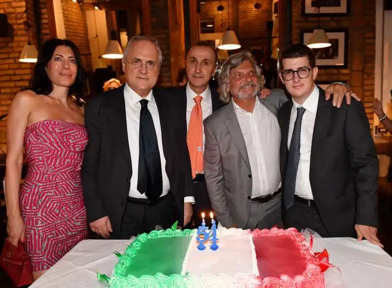 daniela marasco claudio lotito andrea meschini massimo ferrero enrico lotito