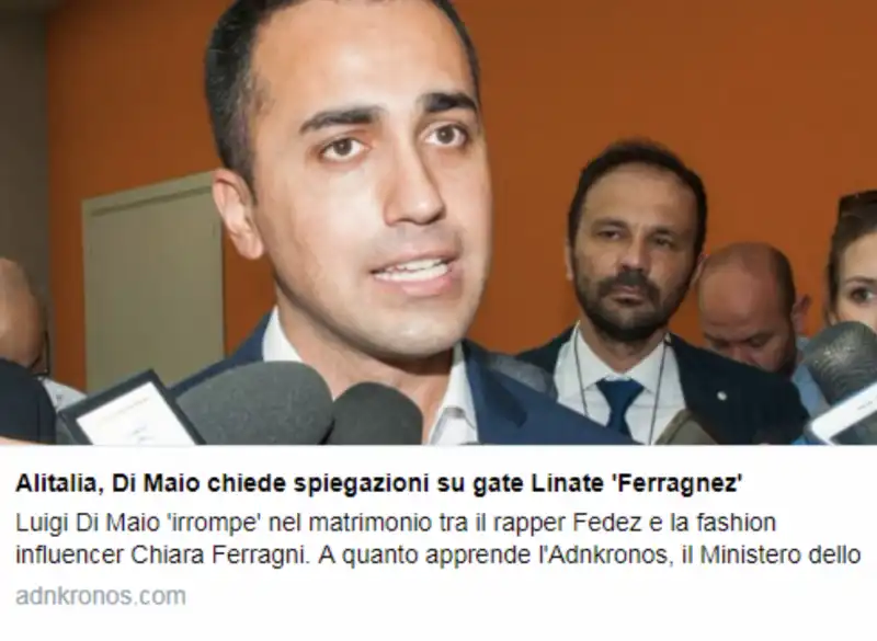 di maio ferragnez