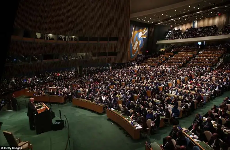 donald trump all'assemblea generale onu 1