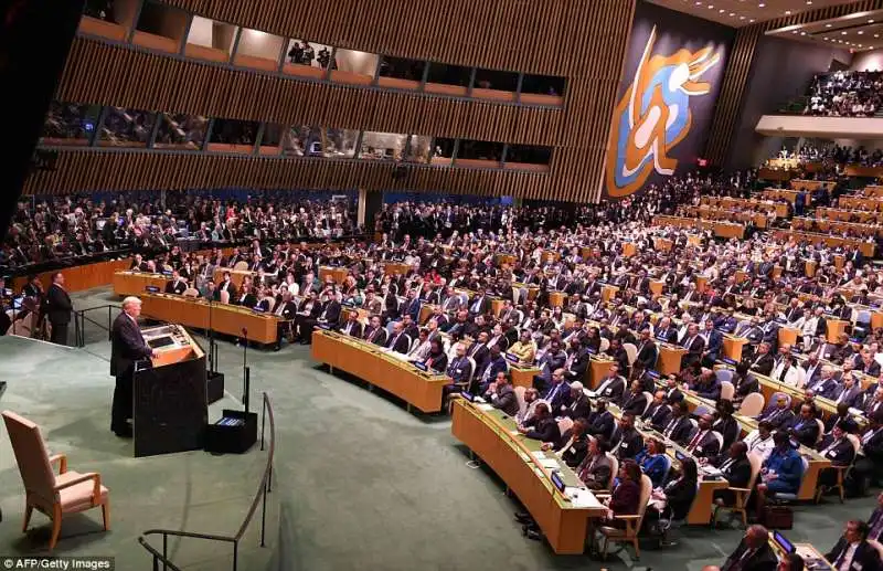 donald trump all'assemblea generale onu 5