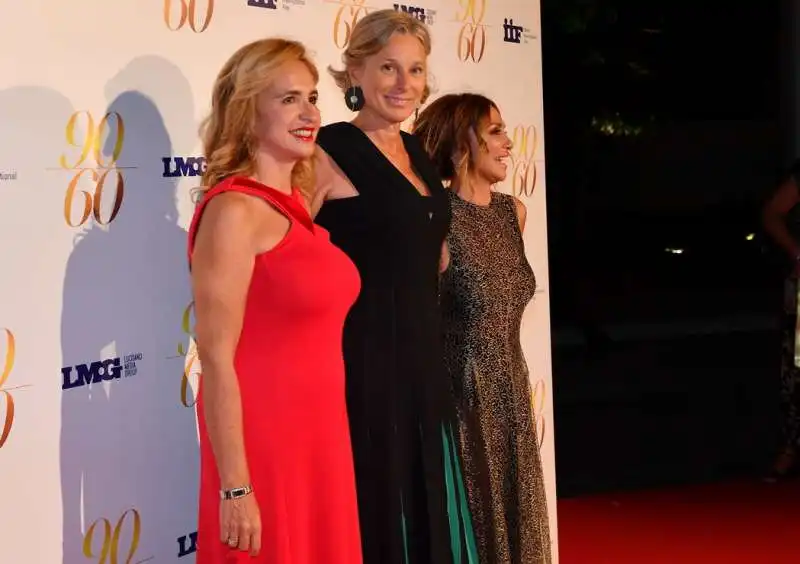 giovanna melandri con federica e paola lucisano