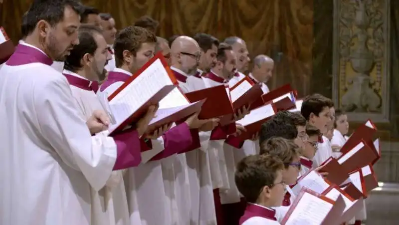 il coro della cappella sistina 3