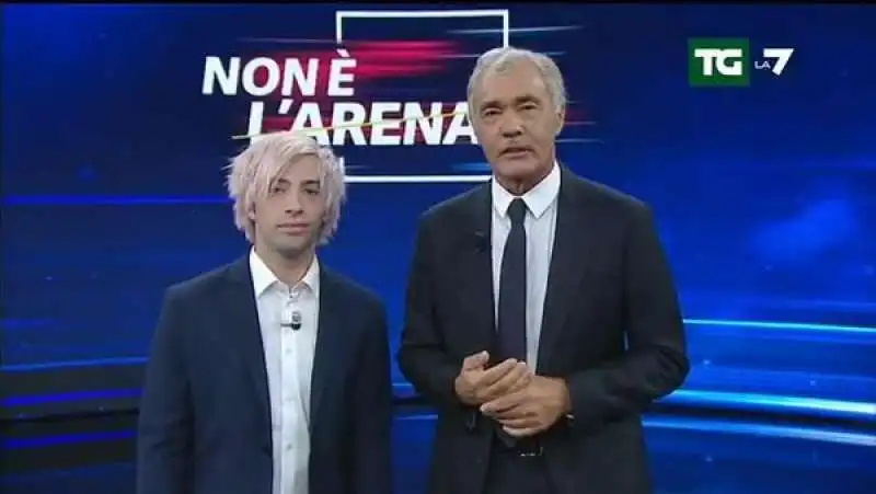 jimmy bennett e massimo giletti 