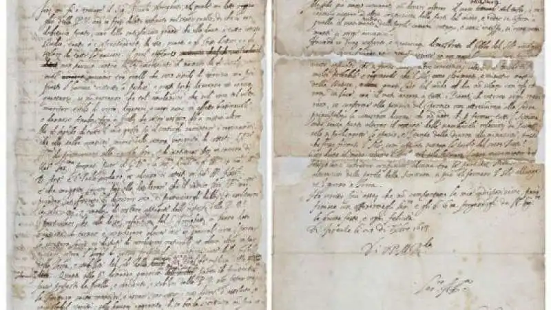 LA LETTERA DI GALILEO GALILEI RITROVATA A LONDRA