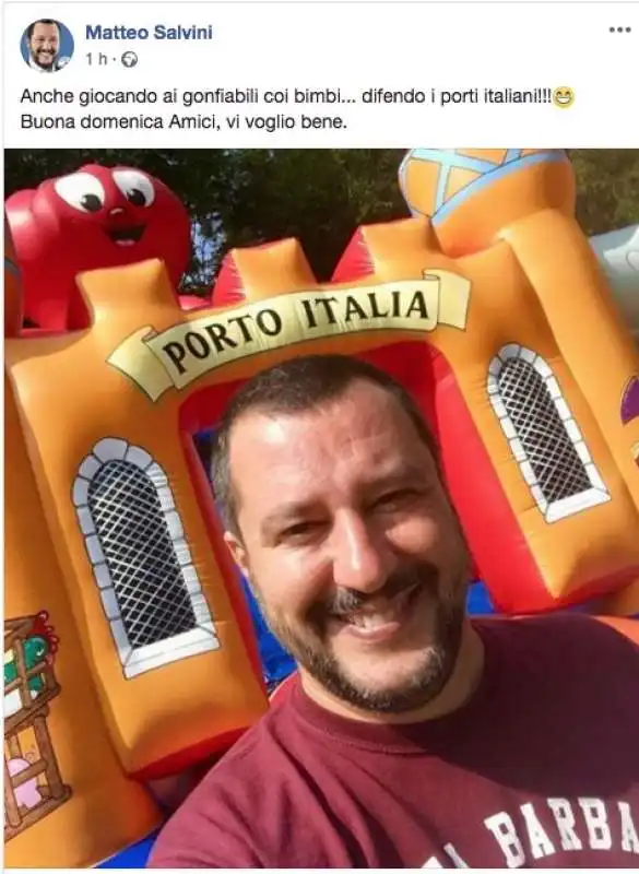 MATTEO SALVINI SU FACEBOOK