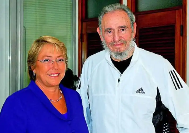 michelle bachelet fidel castro