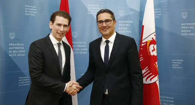 sebastian kurz arno kompatscher