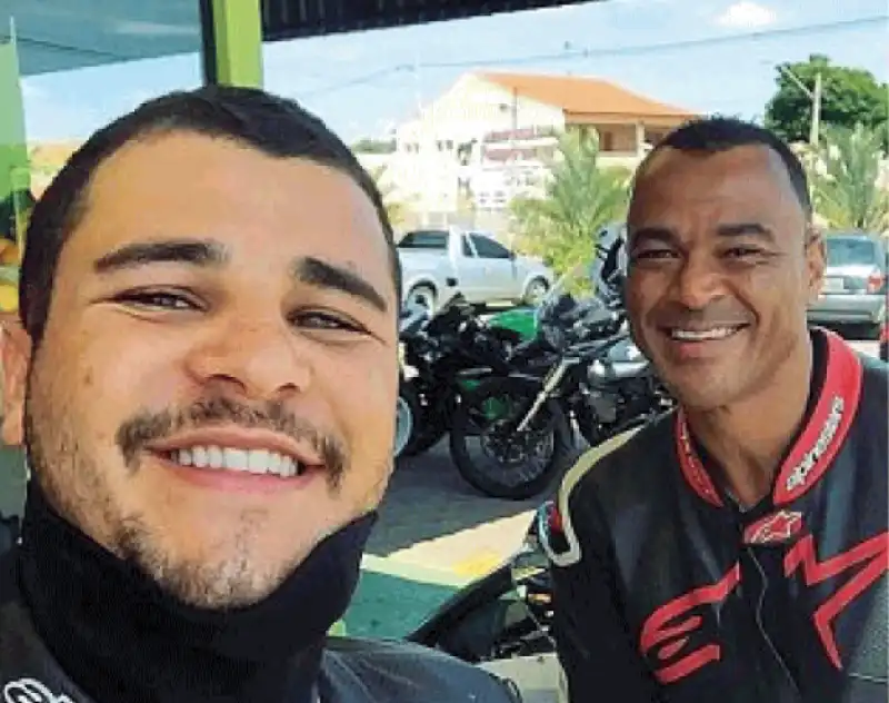 cafu con il figlio