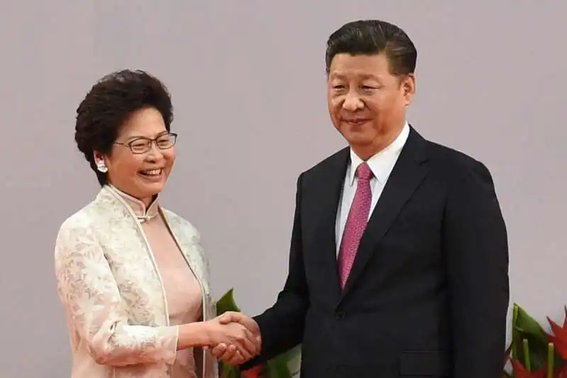 carrie lam xi jinping