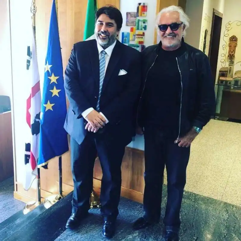 christian solinas e flavio briatore