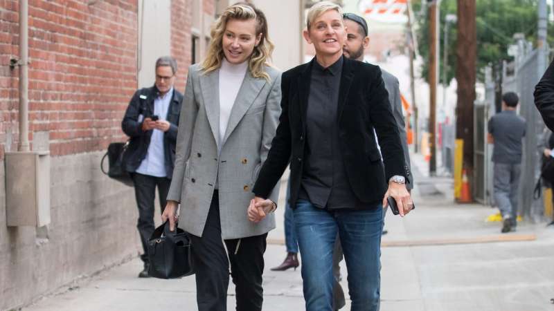 ELLEN DEGENERES PORTIA DE ROSSI