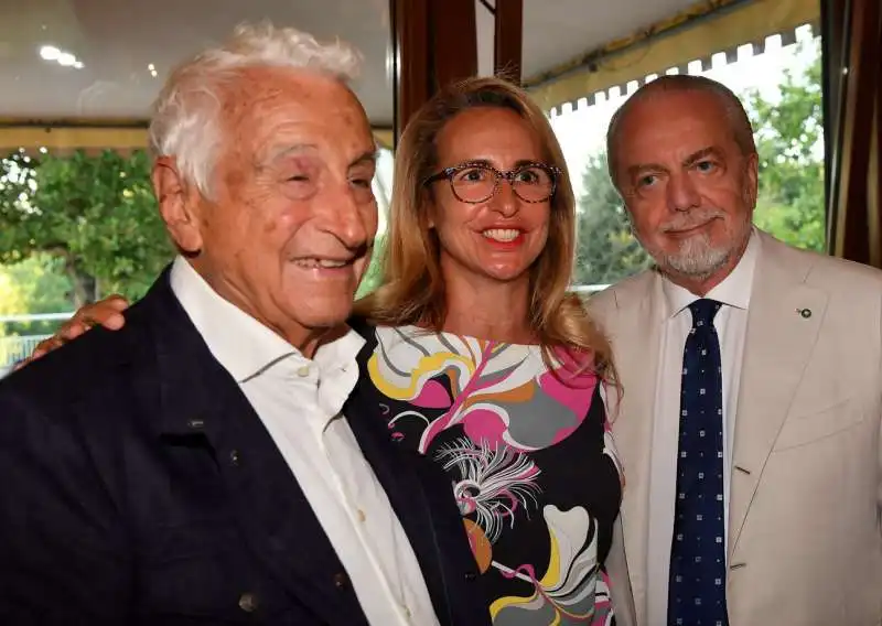 fulvio lucisano la figlia federica e aurelio de laurentiis  foto di bacco