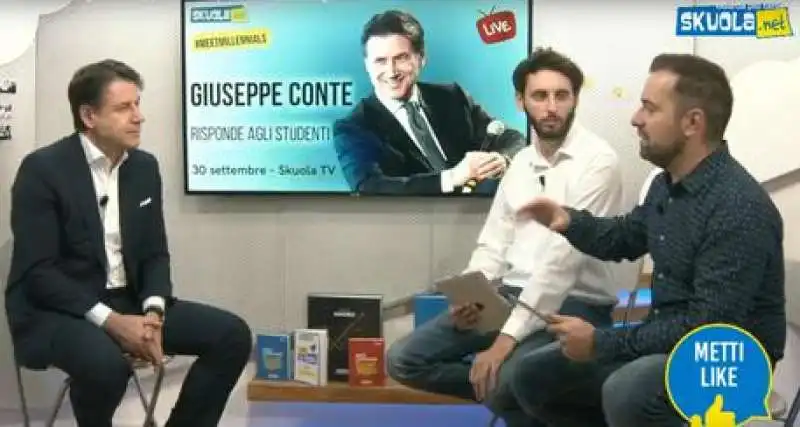 GIUSEPPE CONTE A SKUOLA.NET