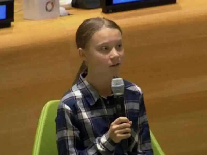 greta thunberg all'onu 2