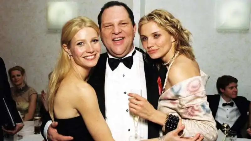 harvey weinstein, gwyneth paltrow e cameron diaz 1