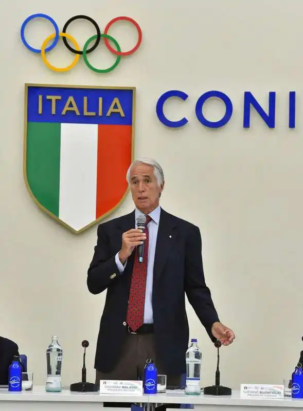 Il Presidente del Coni Giovanni Malagò Foto Mezzelani GMT 03