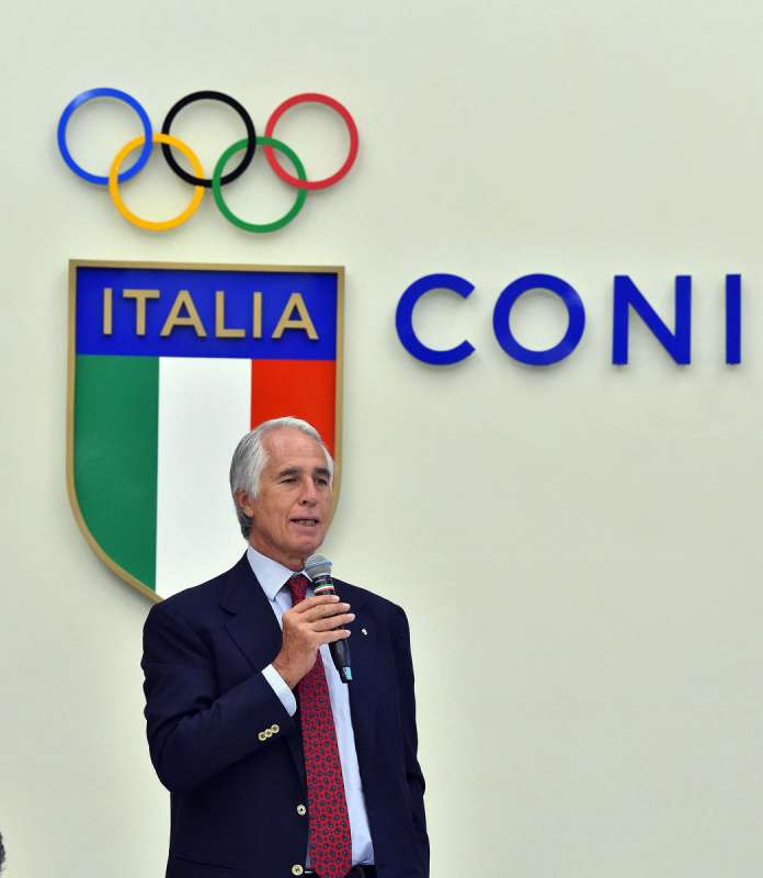 Il Presidente del Coni Giovanni Malagò Foto Mezzelani GMT 05