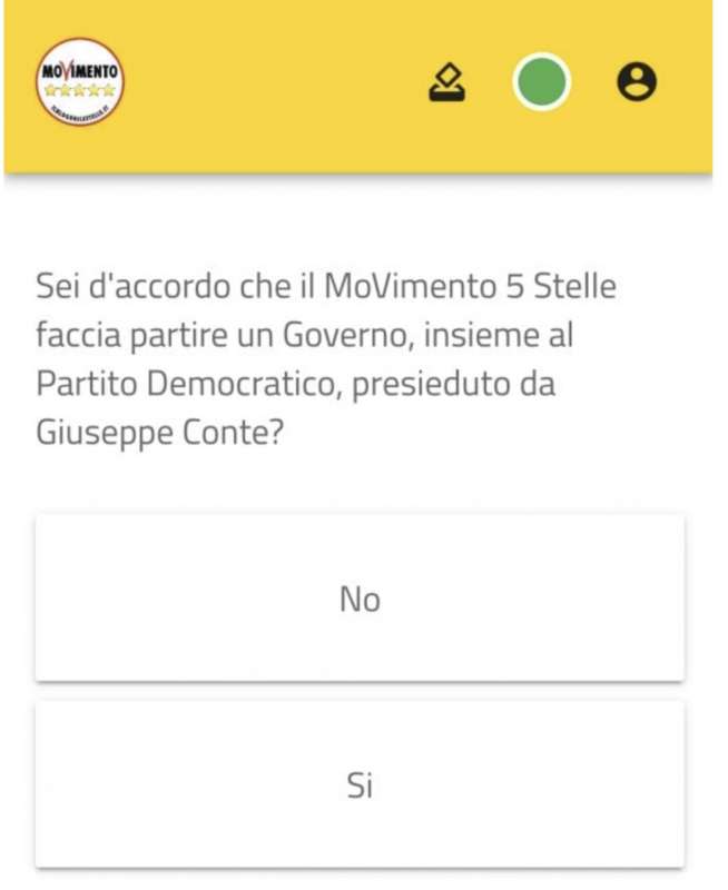 IL QUESITO ROUSSEAU PER IL GOVERNO CON IL PD