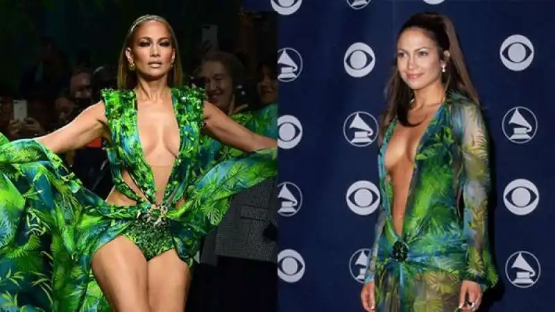 JENNIFER LOPEZ E IL JUNGLE DRESS DI VERSACE