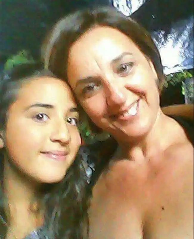 laura russo con la mamma