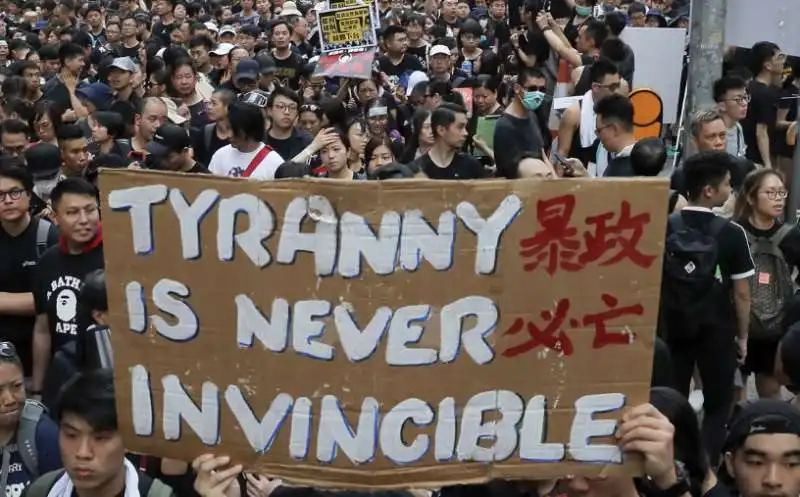 le proteste di hong kong 1