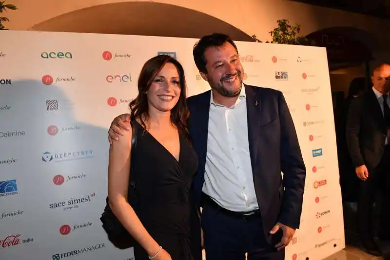 lucia borgonzoni e matteo salvini