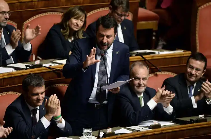 matteo salvini al senato