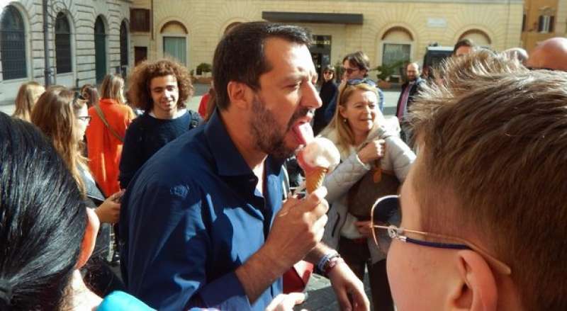 matteo salvini gelato