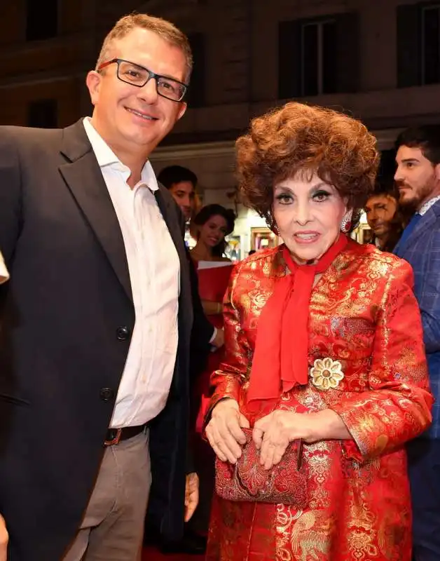 nicola boari  gina lollobrigida  foto di bacco