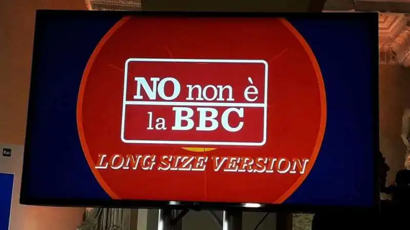 NO NON E LA BBC