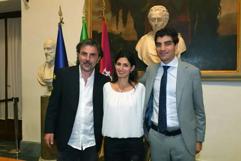 PIETRO CALABRESE VIRGINIA RAGGI ENRICO STEFANO