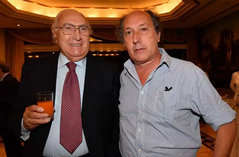 pippo baudo con fulvio abbate  foto di bacco