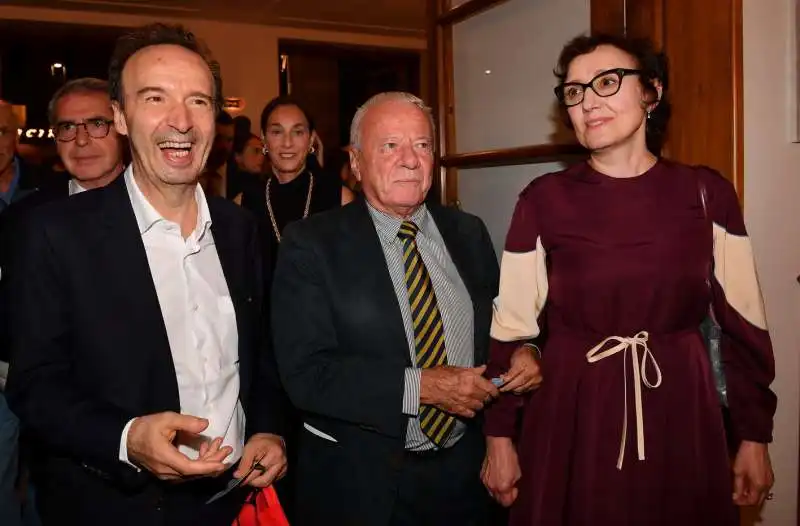 roberto benigni achille bonito oliva nicoletta braschi  foto di bacco (2)