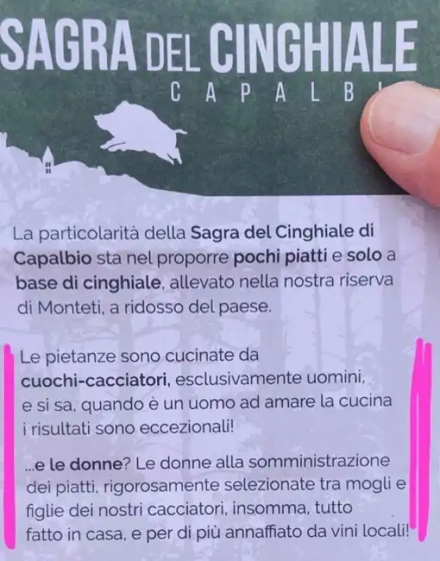 SAGRA CINGHIALE CAPALBIO