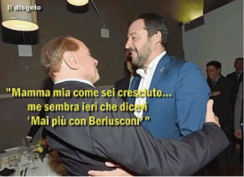 SALVINI BERLUSCONI OSHO