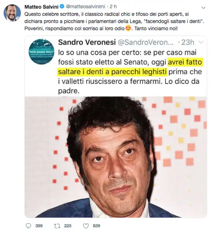 salvini tweet